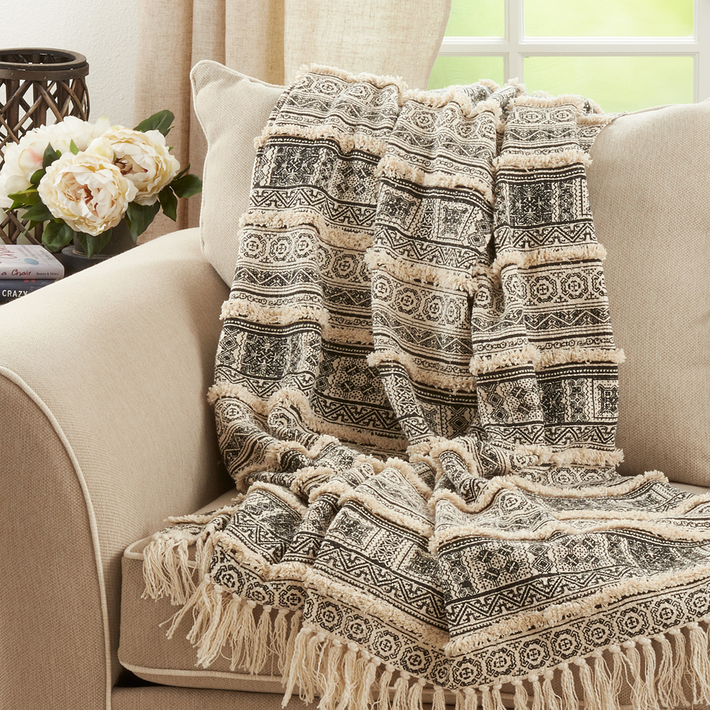 Block Print Throw