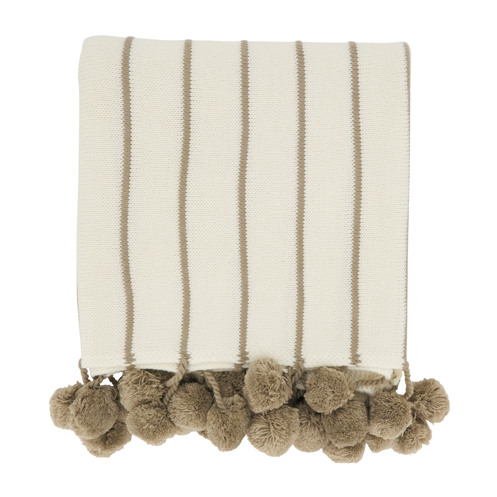 Pompon Throw