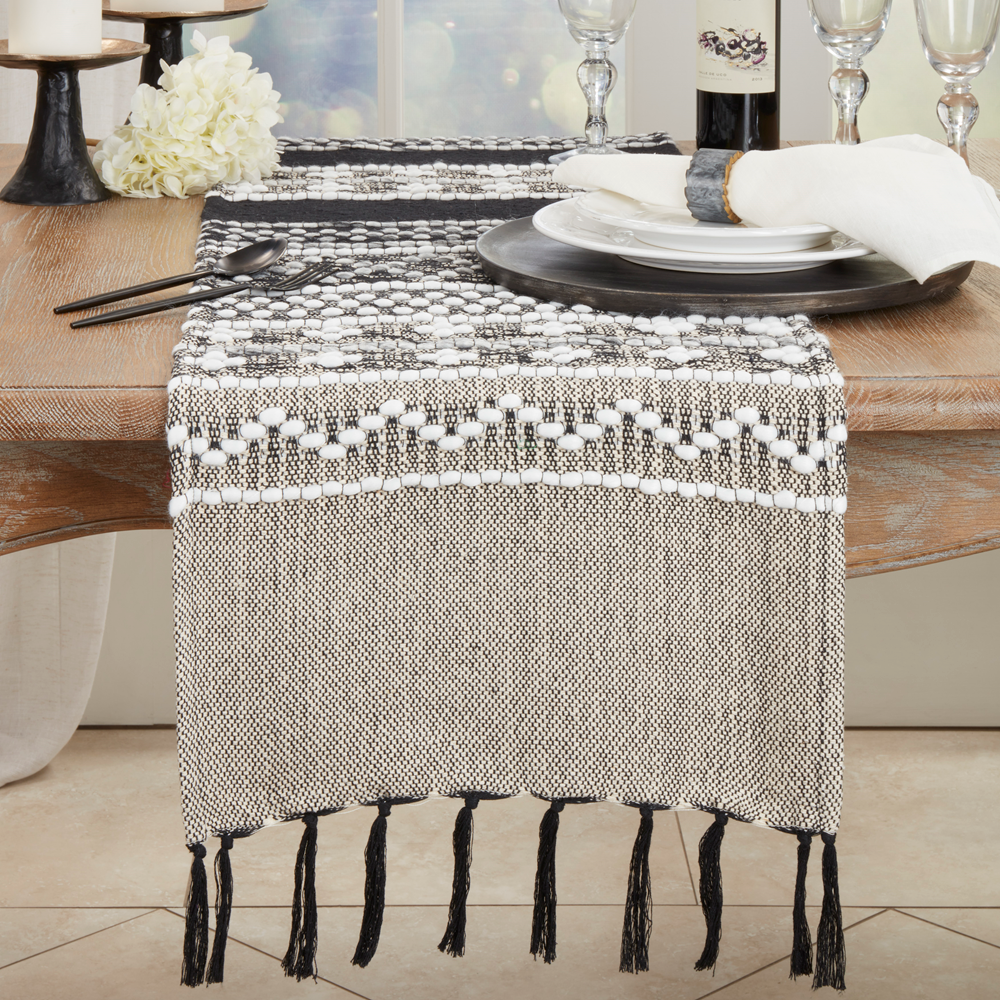 Multi Pattern Woven Runner