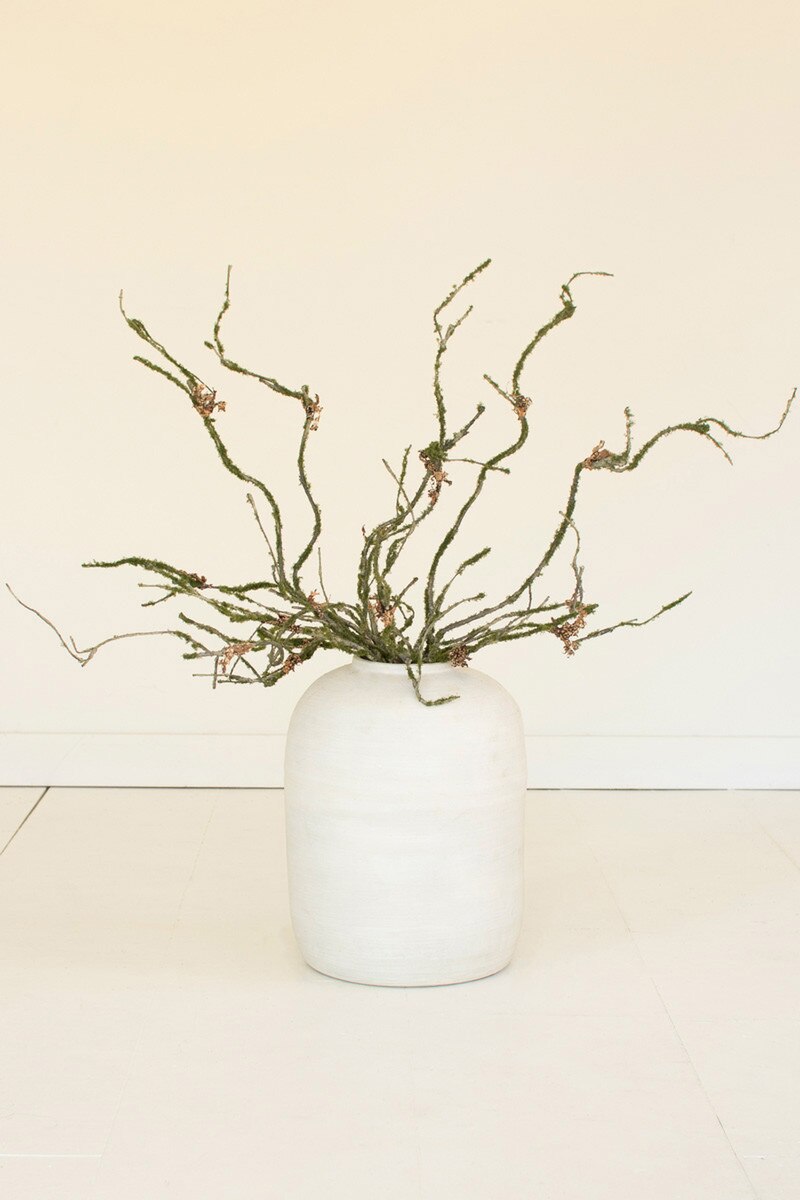 Artificial Moss Covered Branch