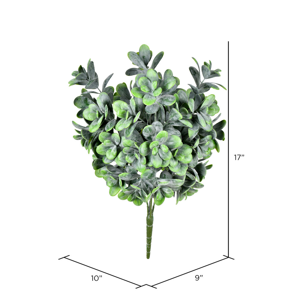 UV Resistant 17" Green Jade Bush