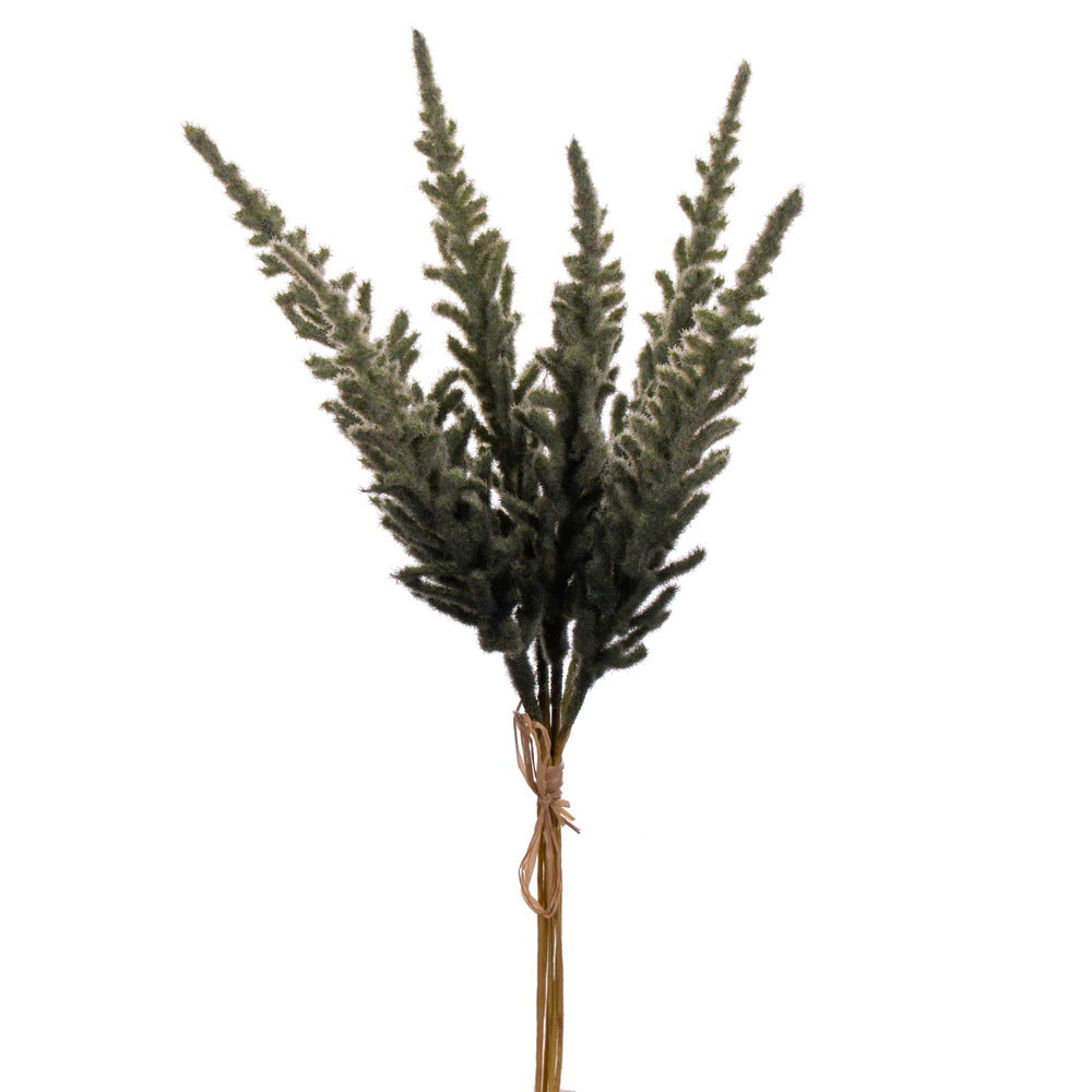 19.5" Dark Green Artificial Dried Wheat Bundle