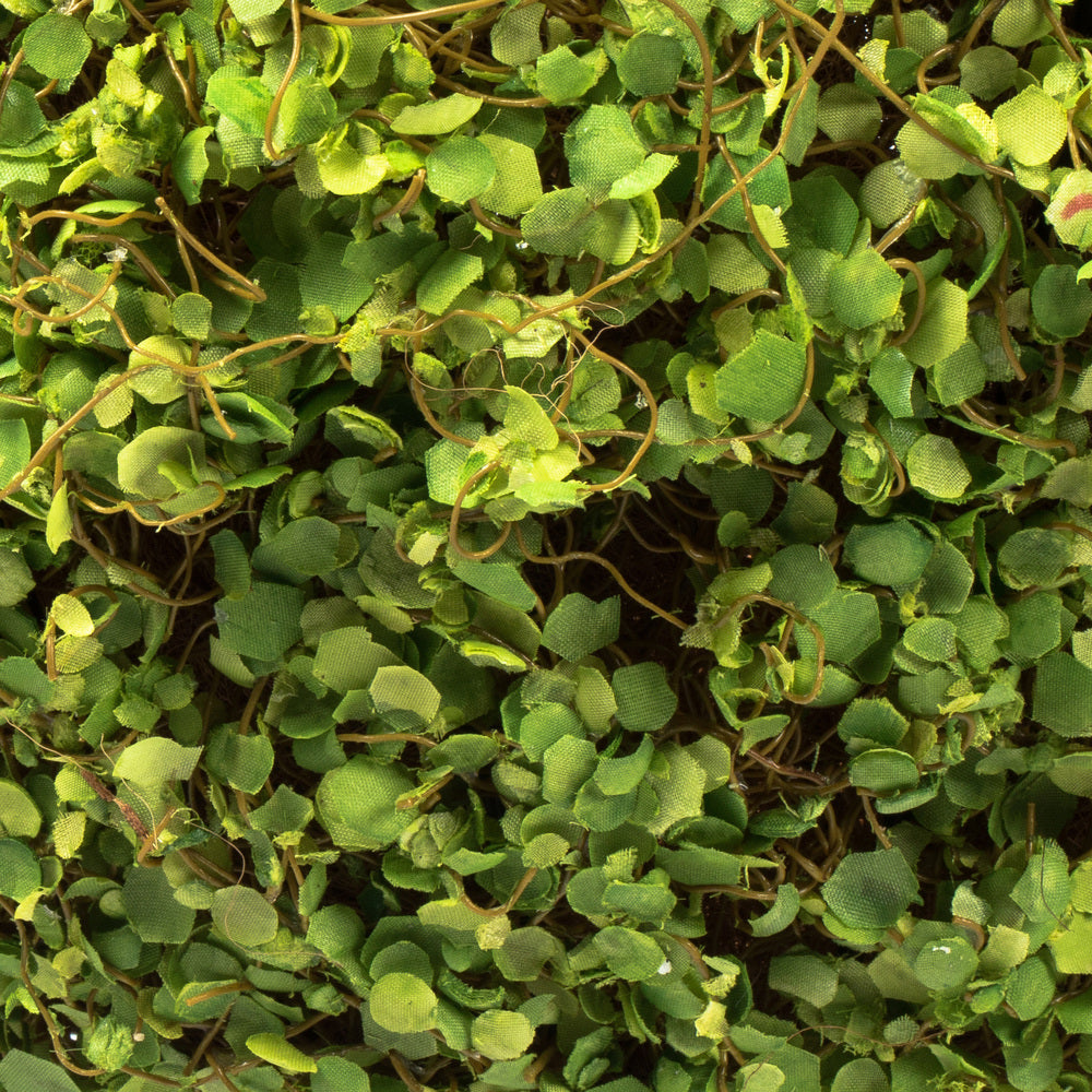 12'' Artificial Green Mini Leaves Hanging Basket