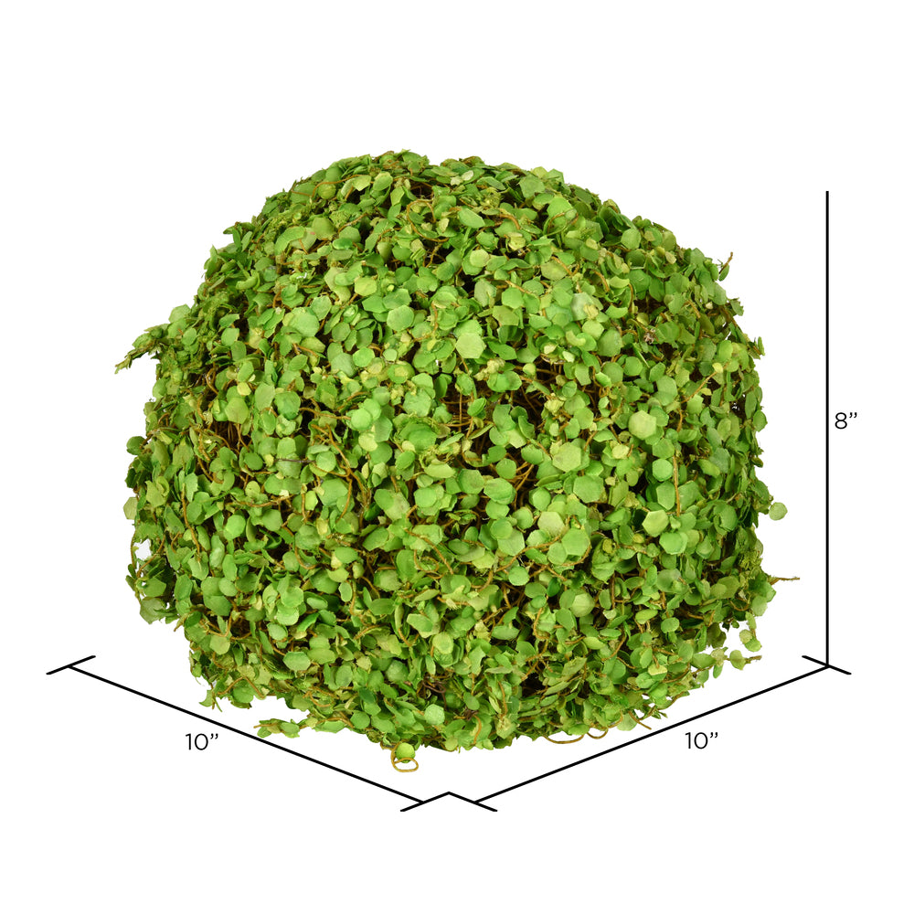 8'' Artificial Green Mini Leaves Ball