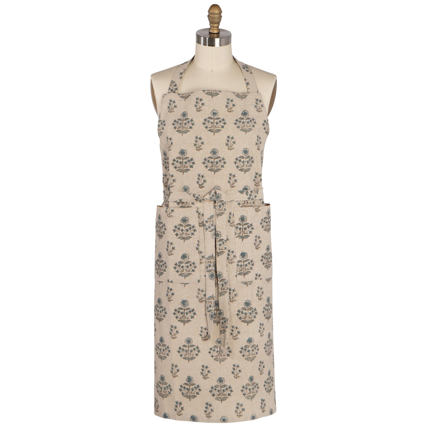 Salvia Block Print Apron