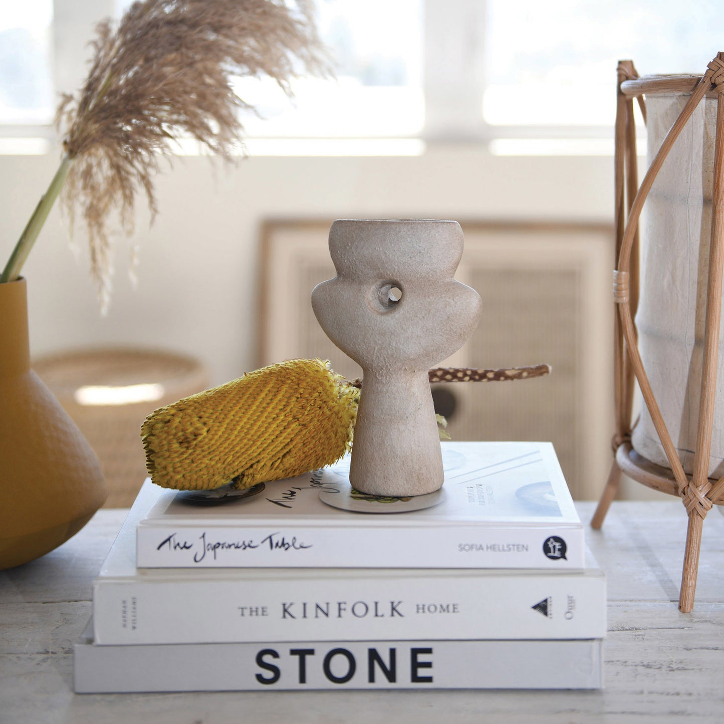 Terracotta Sculptural Vase