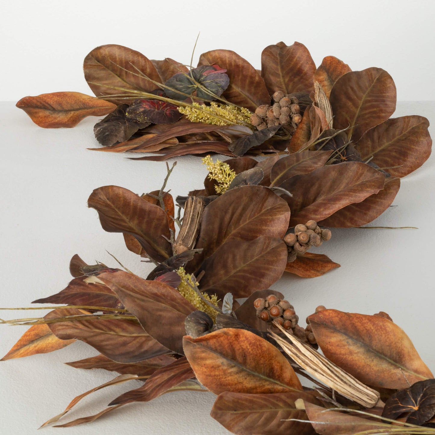 Mixed Magnolia Leaf Garland
