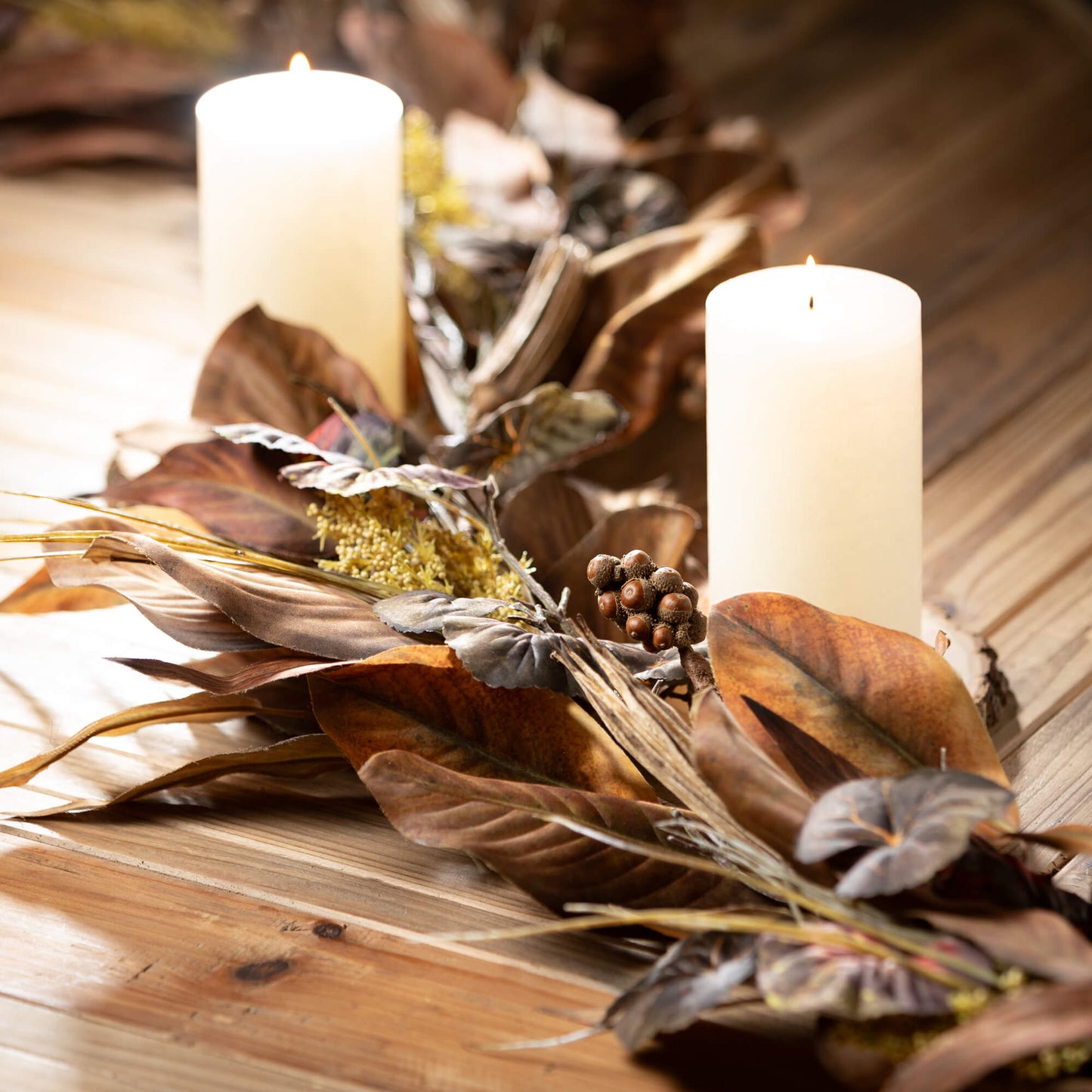 Mixed Magnolia Leaf Garland