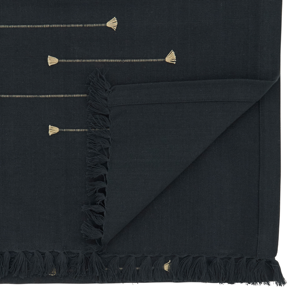 Fringe Line Runner-Black