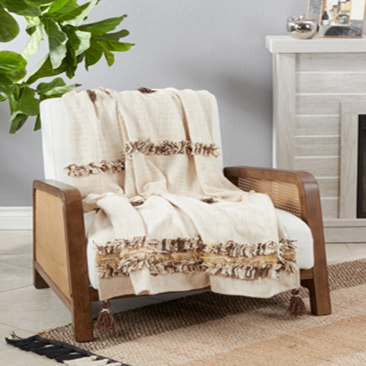 Tassel + Fringe Throw
