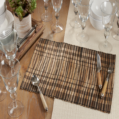 Striped Water Hyacinth Placemat