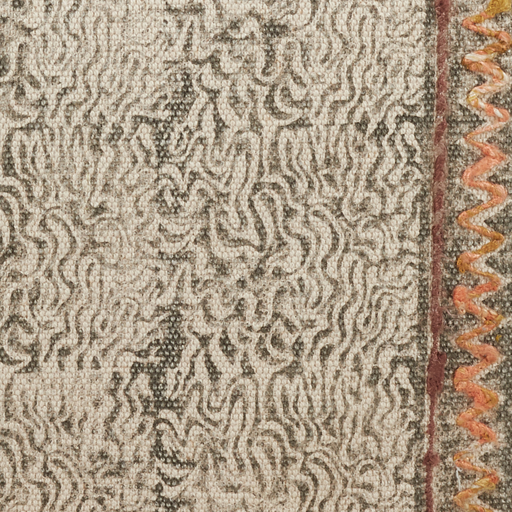 Block Print Embroidered Runner