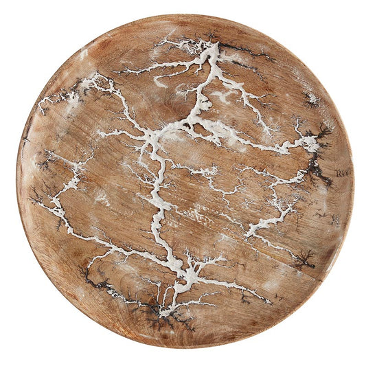 Crackle Round Tray