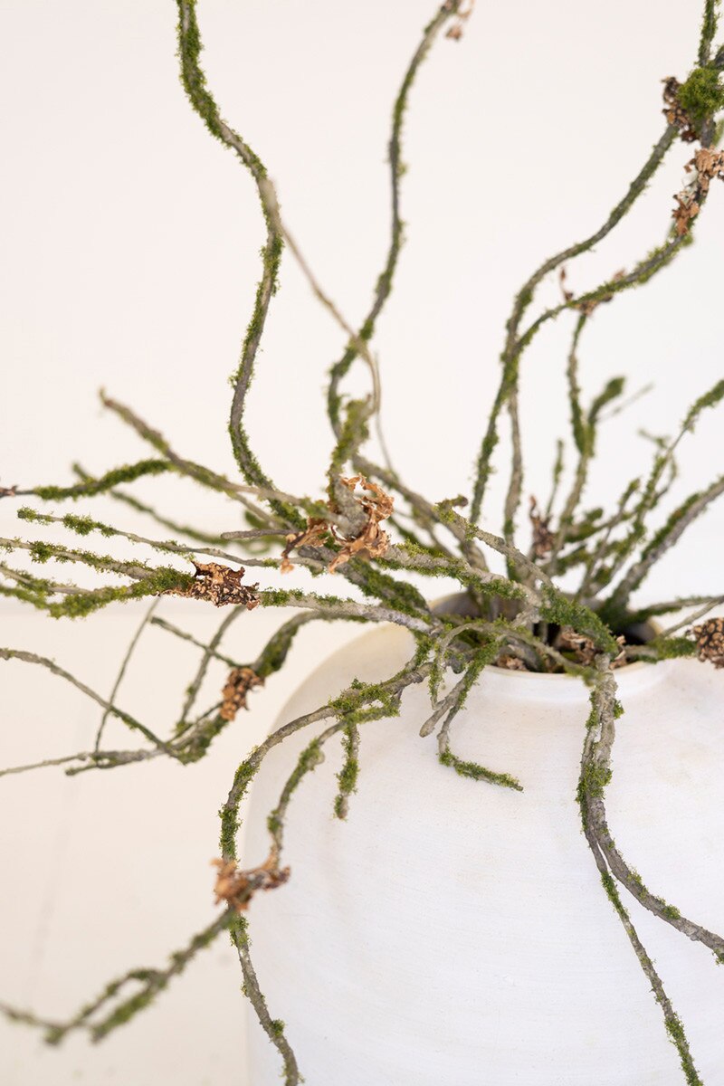 Artificial Moss Covered Branch