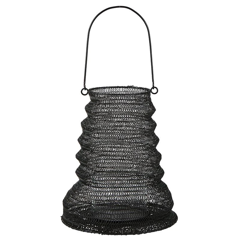 Black Folding Lantern Lg