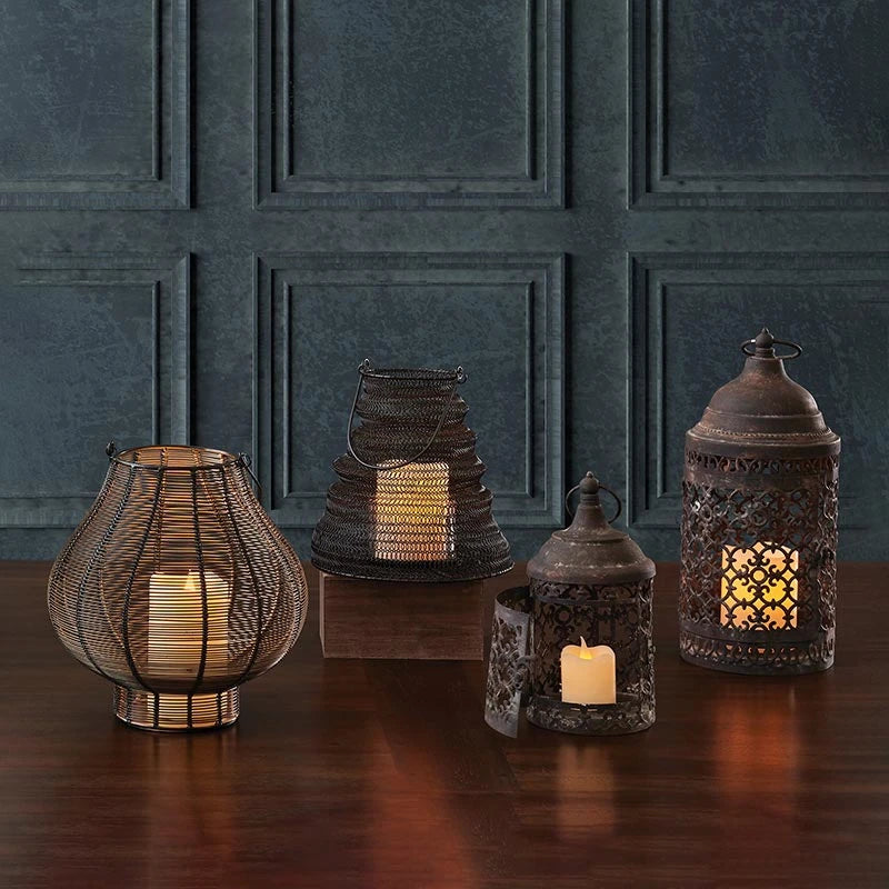 Black Folding Lantern Md