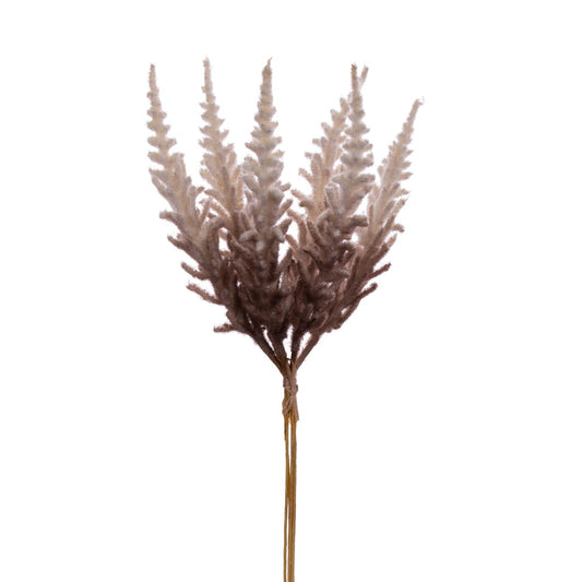 19.5" White Artificial Dried Wheat Bundle