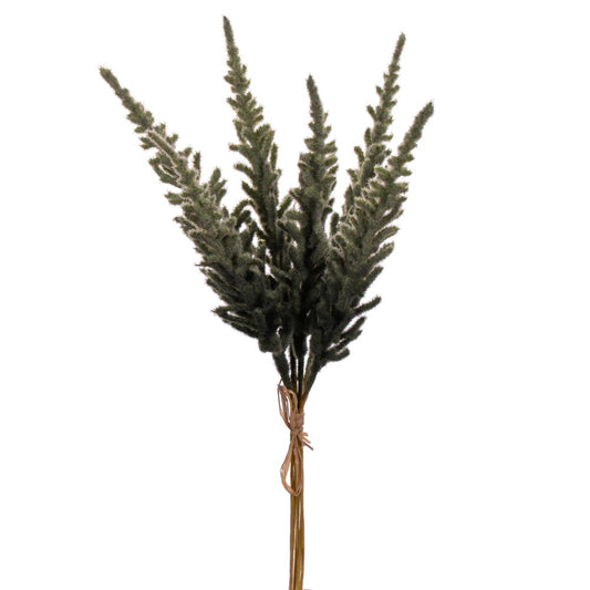 19.5" Dark Green Artificial Dried Wheat Bundle