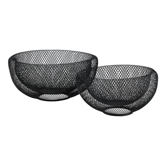Sm. Metal Mesh Bowl/ Black