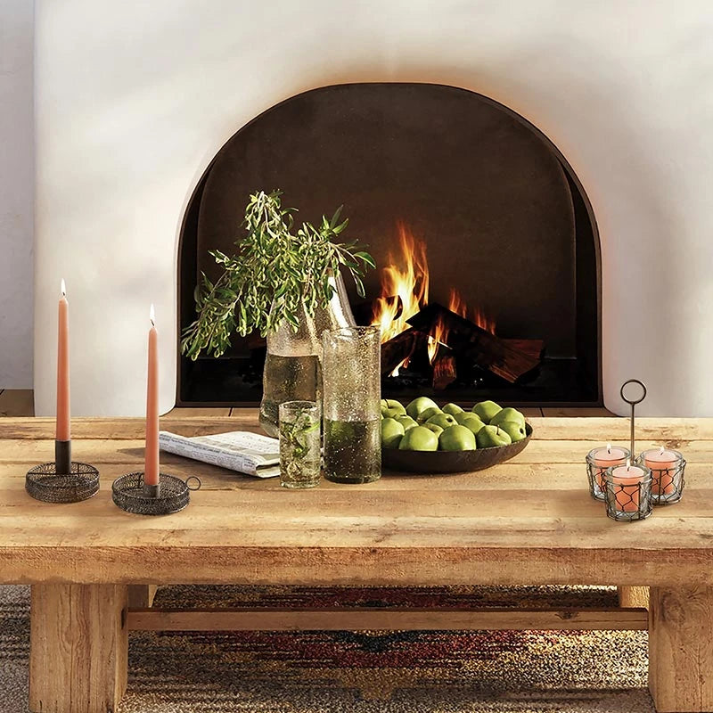 Iron Candle Holder Lg.