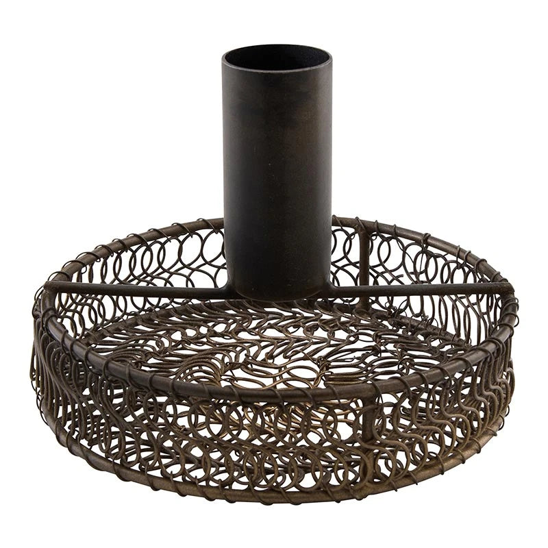 Iron Candle Holder Lg.