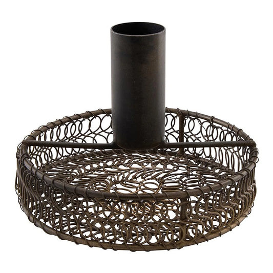 Iron Candle Holder Lg.