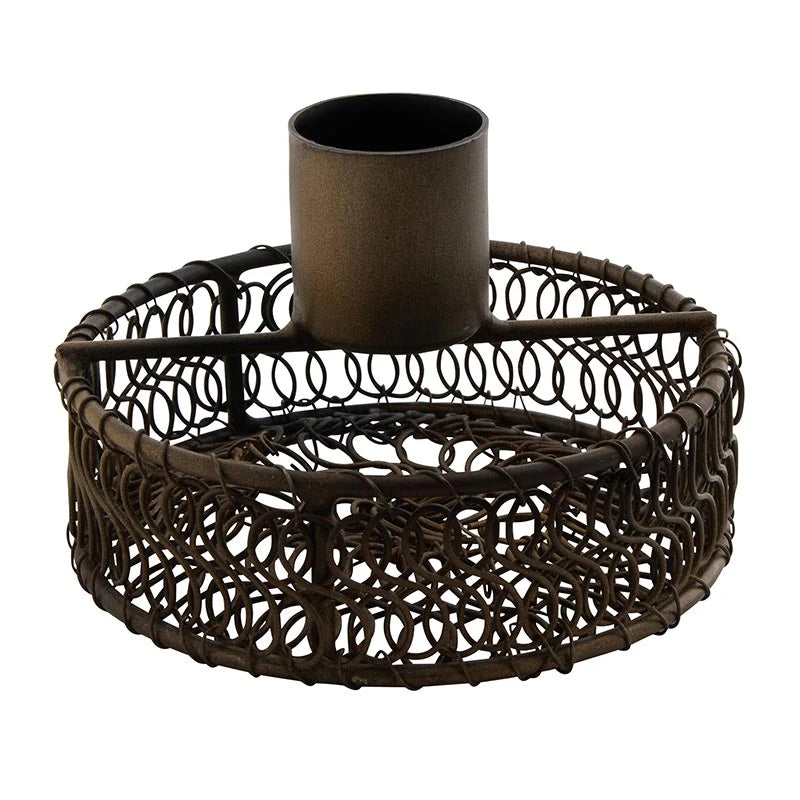 Iron Candle Holder Sm.