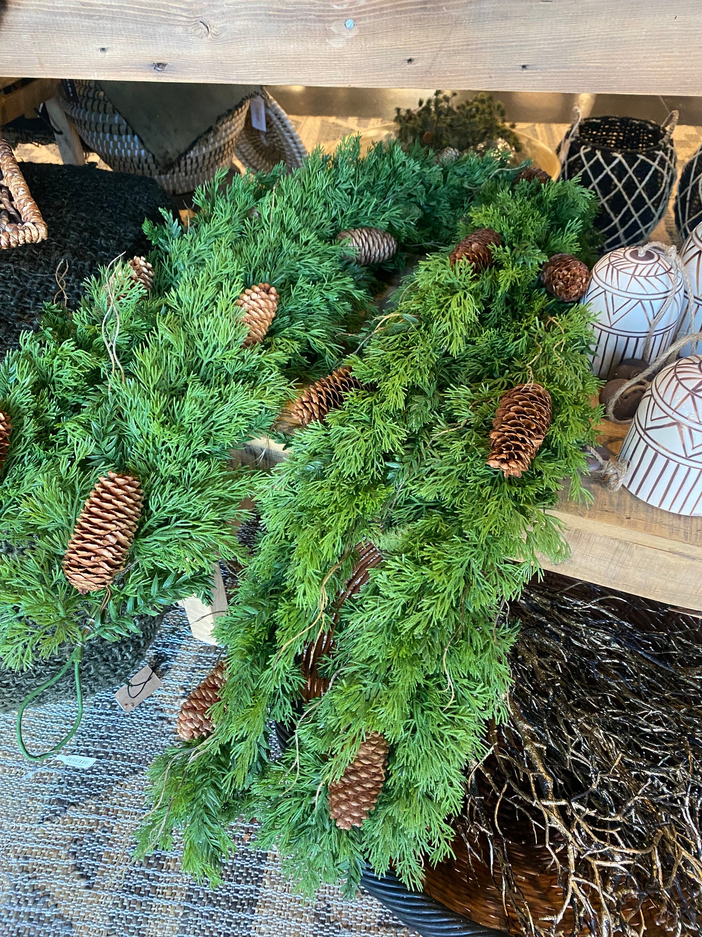 6' Bristlecone Cedar Garland