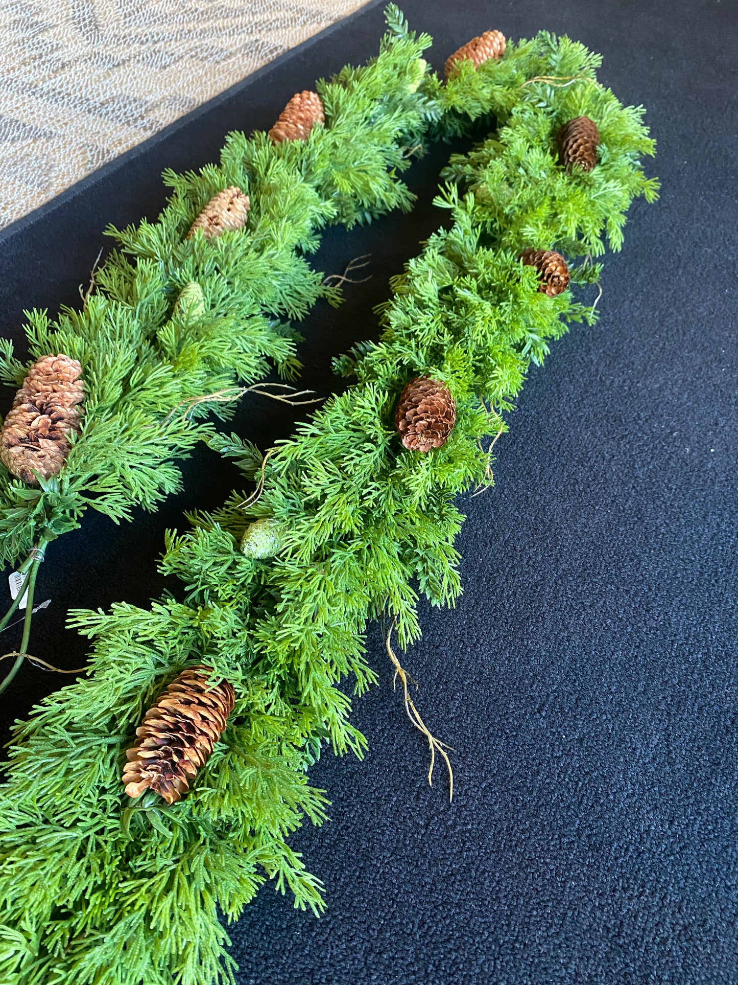 6' Bristlecone Cedar Garland