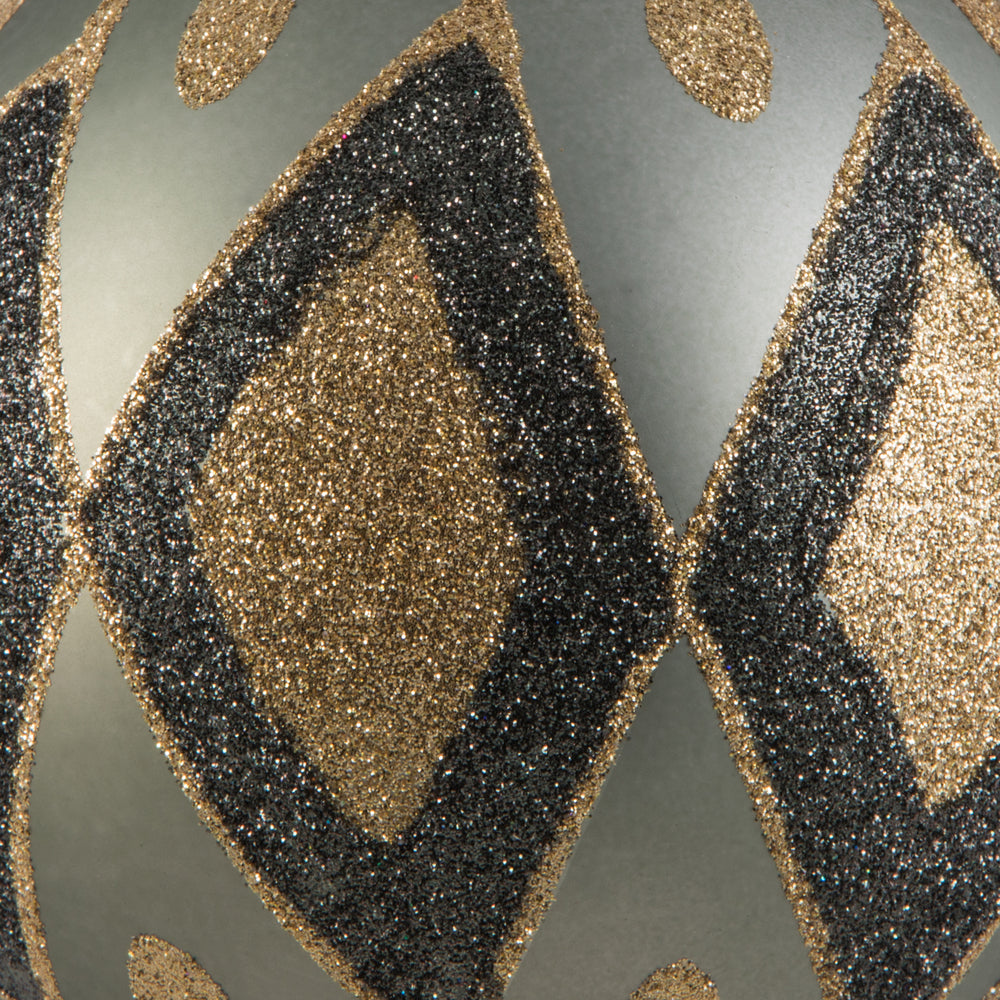 4.75" Wrought Iron Mat Glit Diamond