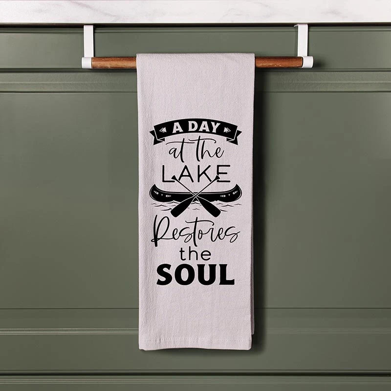 Tea Towel - A Day At The Lake