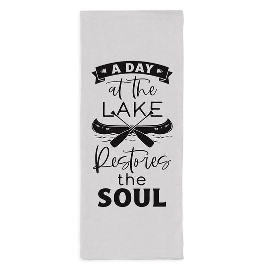 Tea Towel - A Day At The Lake