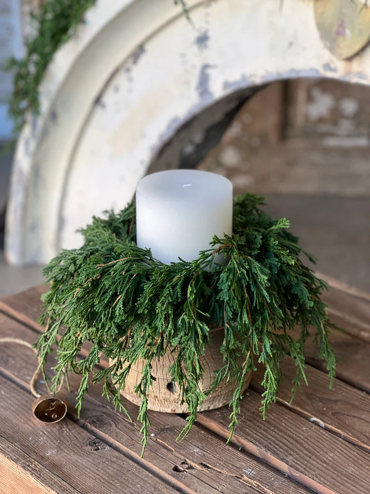 4" Emerald Falls Candle Ring